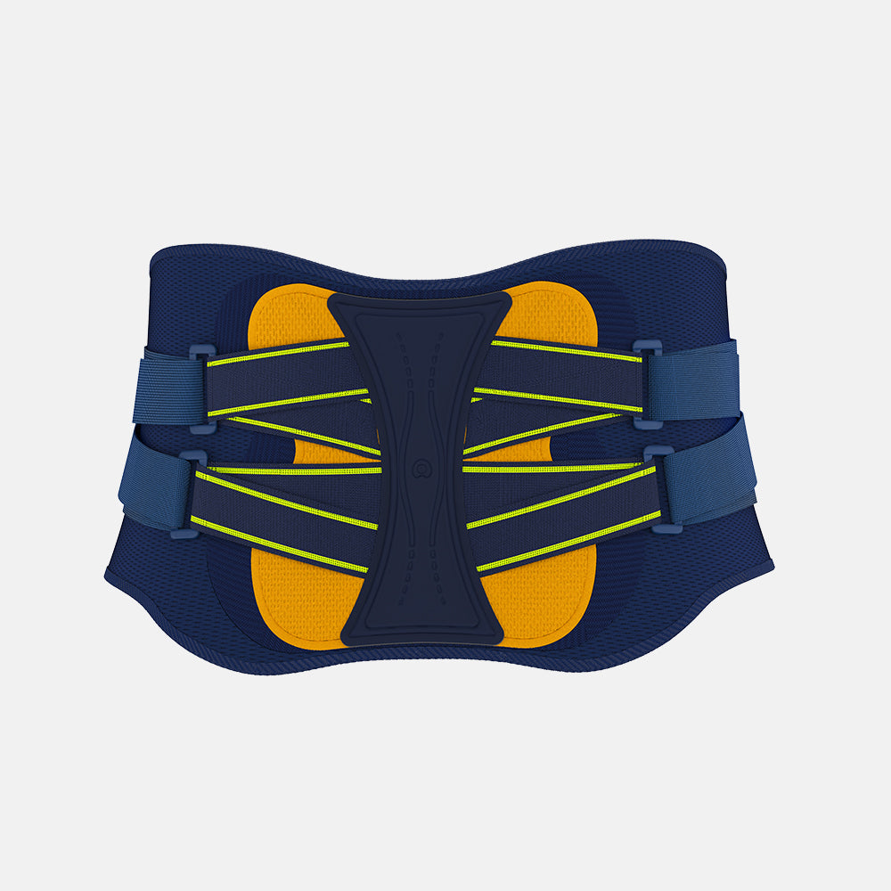 ArmisCore Back Support Navy-Yellow