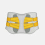 ArmisCore Back Support Yellow-Gray