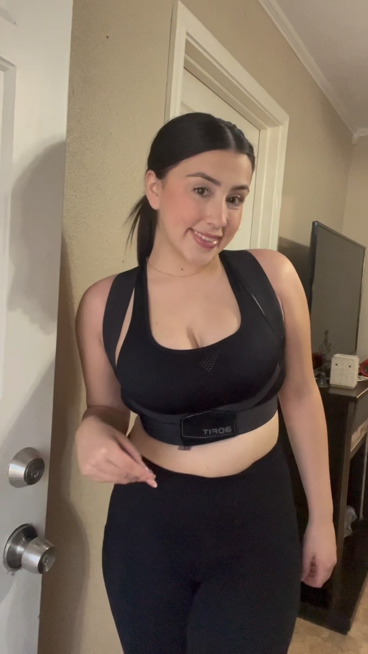 osture corrector worn by an influencer for effective posture correction and support